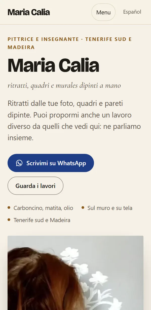 Maria, pintora