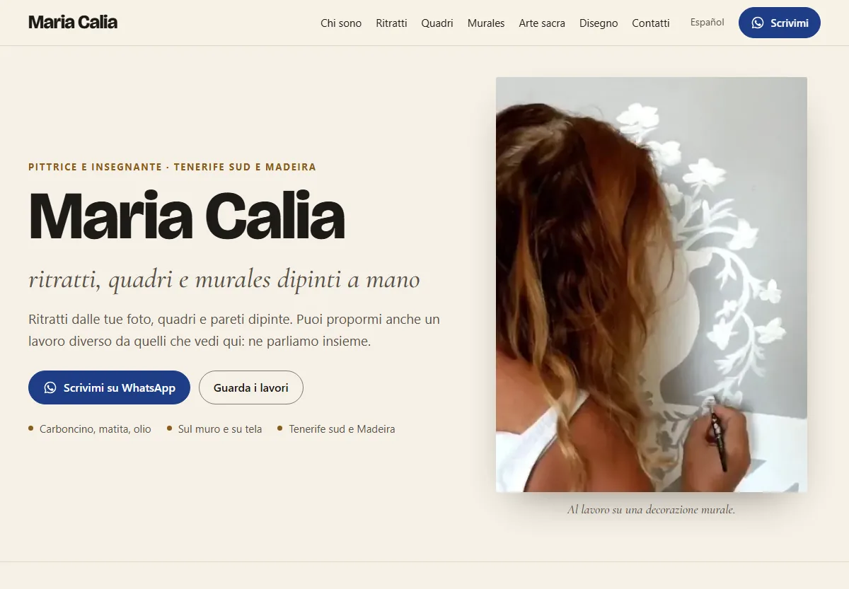 Maria, pintora